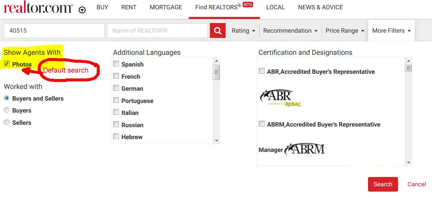 Realtor.com makes updates to search and SEO